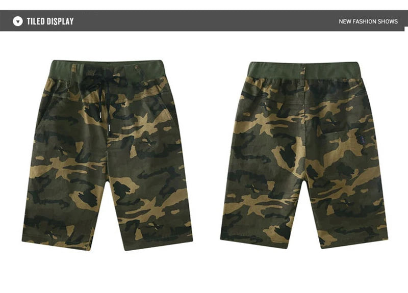 Navarro Kids Camouflage Army Shorts