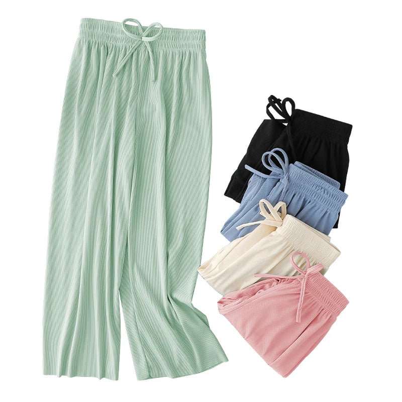 Summer Casual Wide Leg Pants