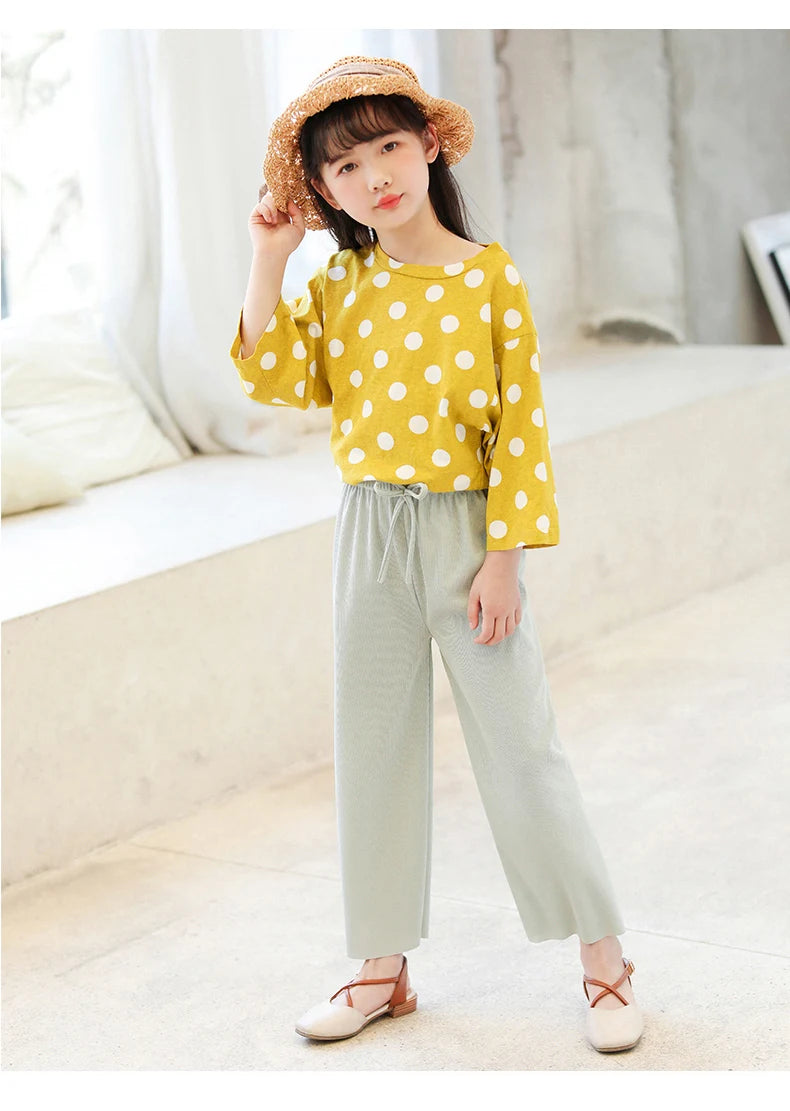 Summer Casual Wide Leg Pants