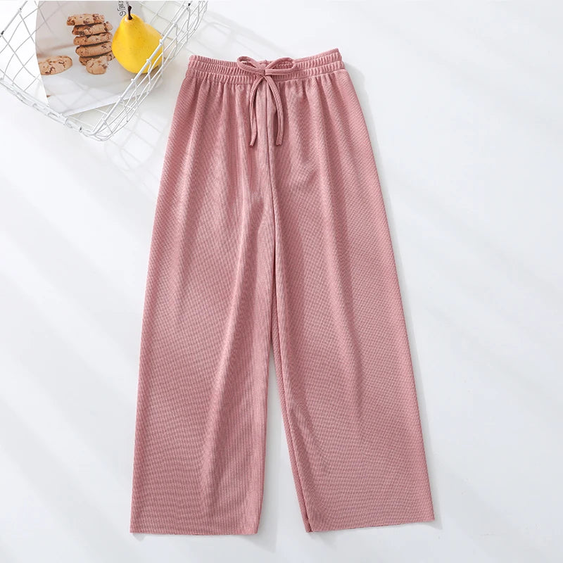 Summer Casual Wide Leg Pants