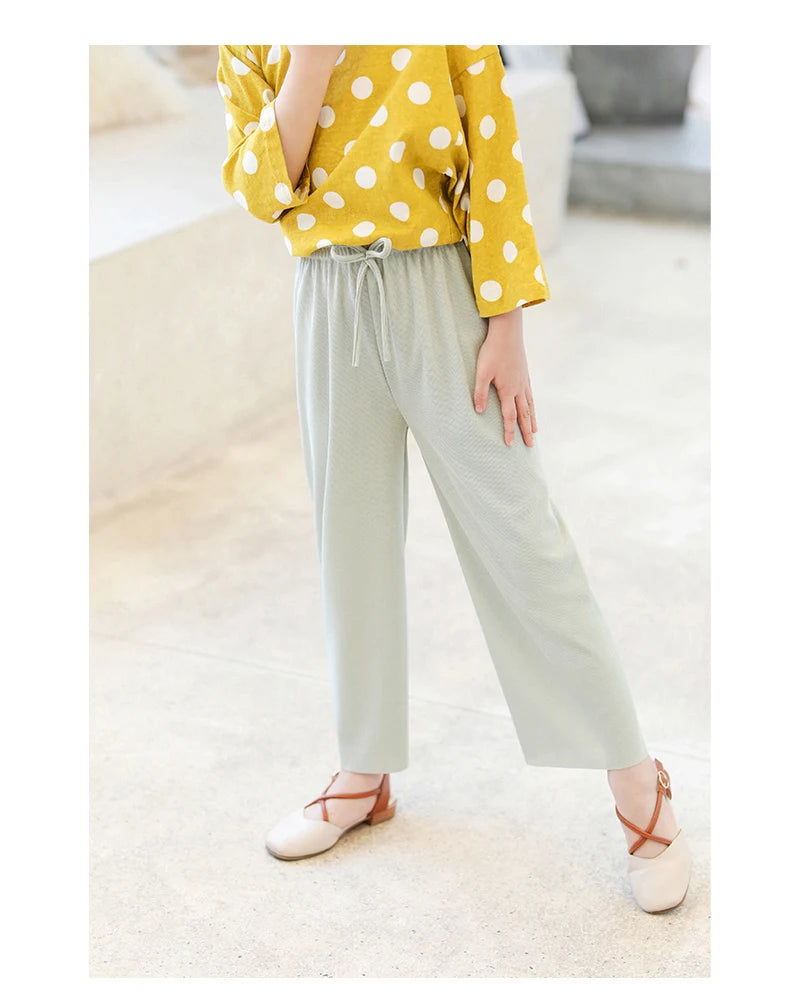 Summer Casual Wide Leg Pants
