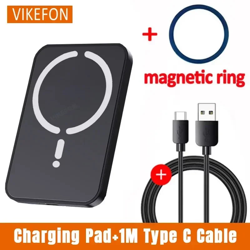 Magnetic Wireless Car Charger for iPhone 16 15 14 13 12 Pro Max