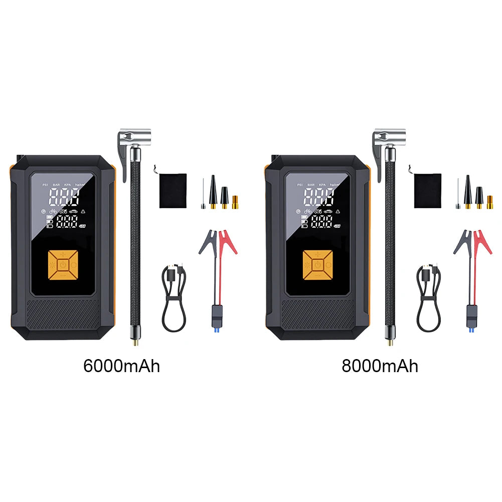 Air Compressor with Jump Starter