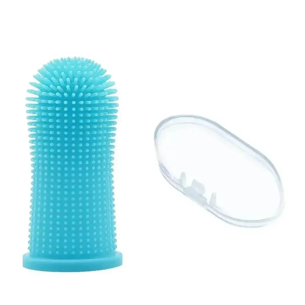 3/1pcs pet finger toothbrush