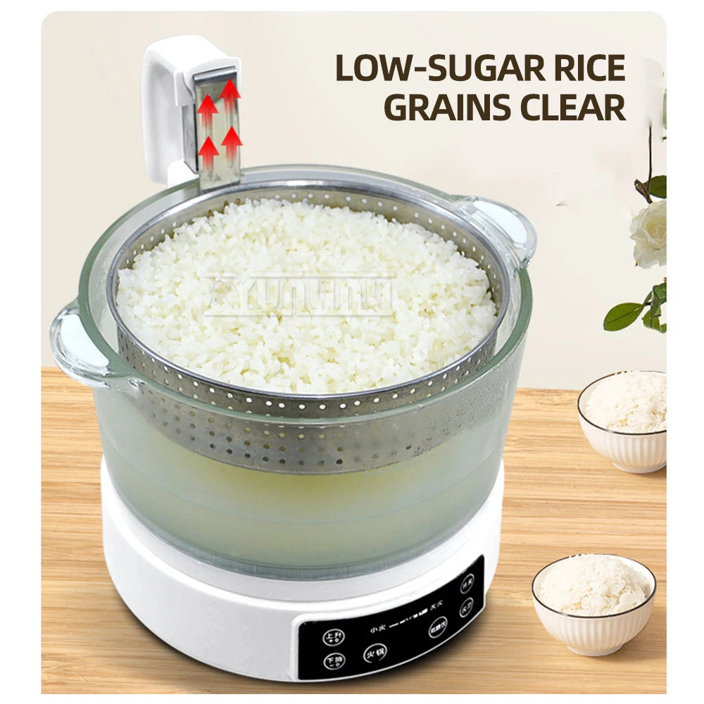 3L Rice Cooker Sugar Controlled Multi Cooker Household Intelligent Health Pot
