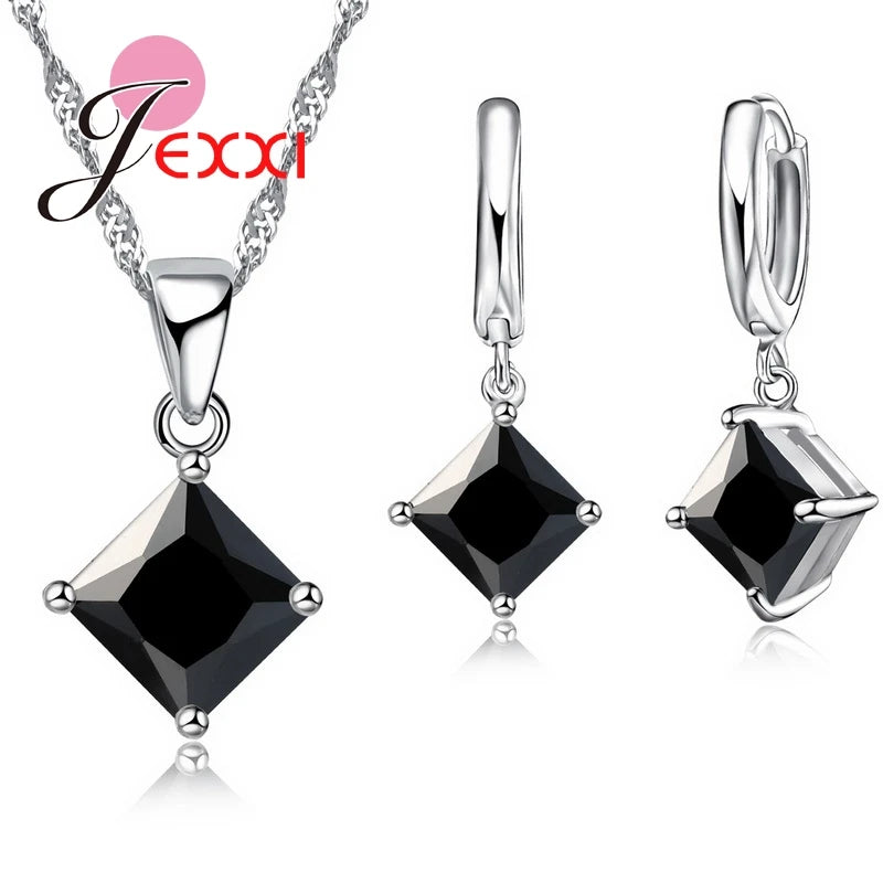 Jexxi Pendant Necklace  & Earrings