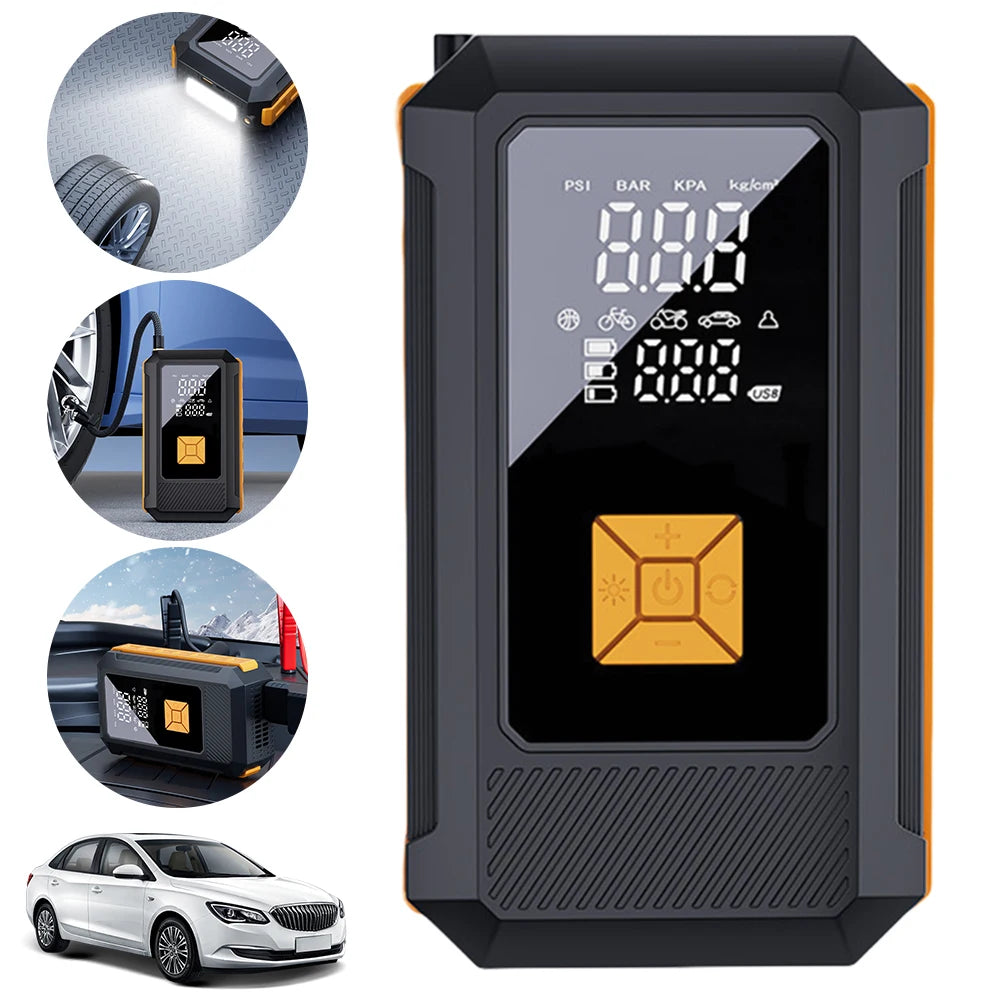 Air Compressor with Jump Starter