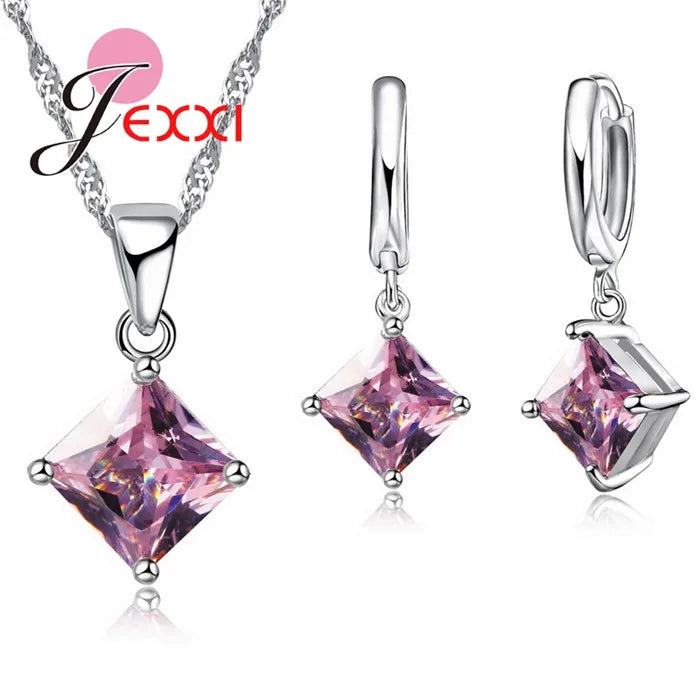 Jexxi Pendant Necklace  & Earrings