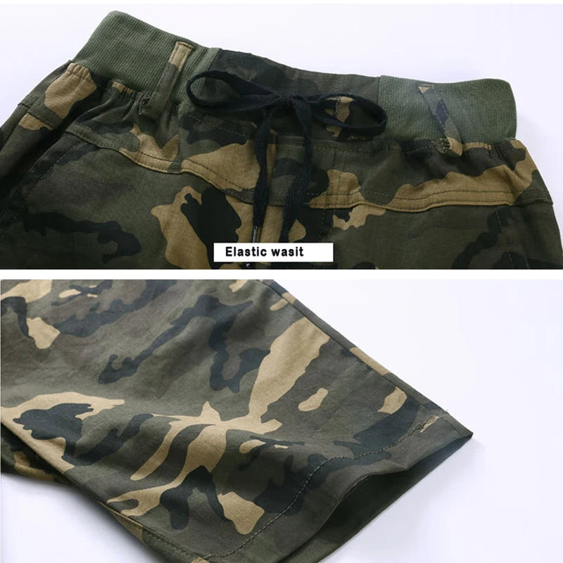 Navarro Kids Camouflage Army Shorts
