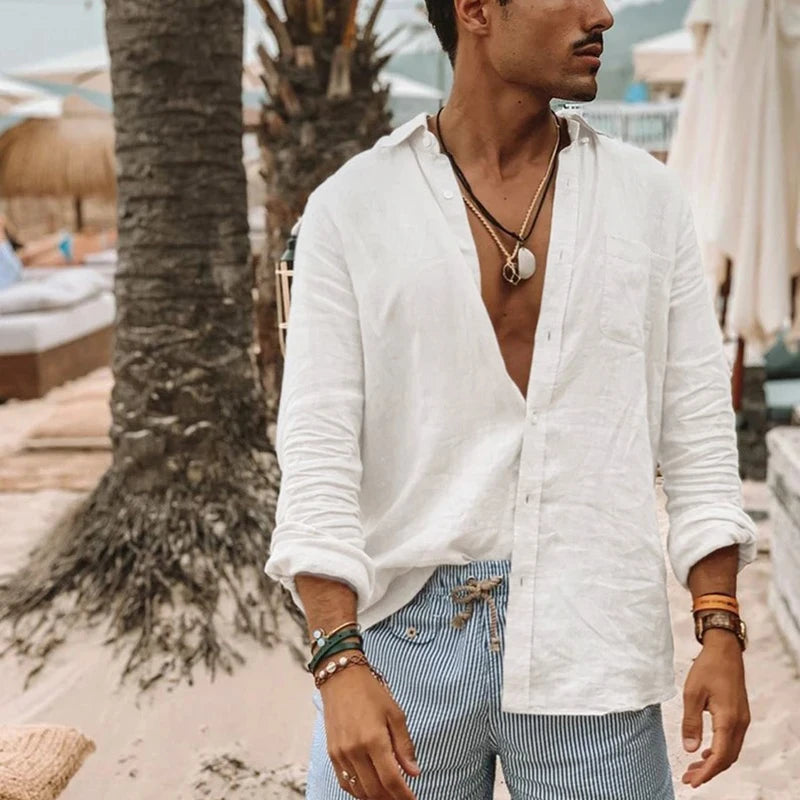 Long Sleeve Regular Fit  Casual Oversized Shirt