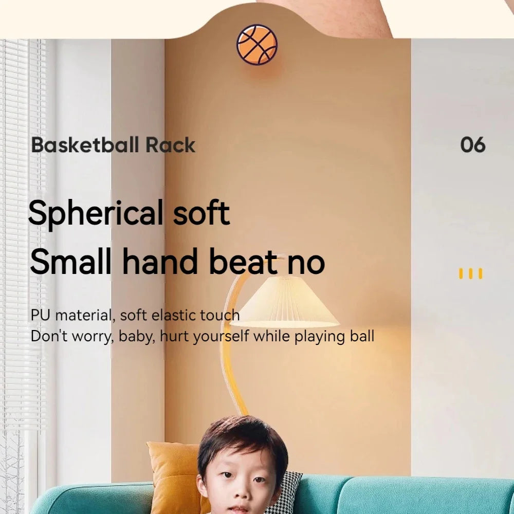 Silent Basketball Bouncing Mute/ Silent Foam Basketball  for kids