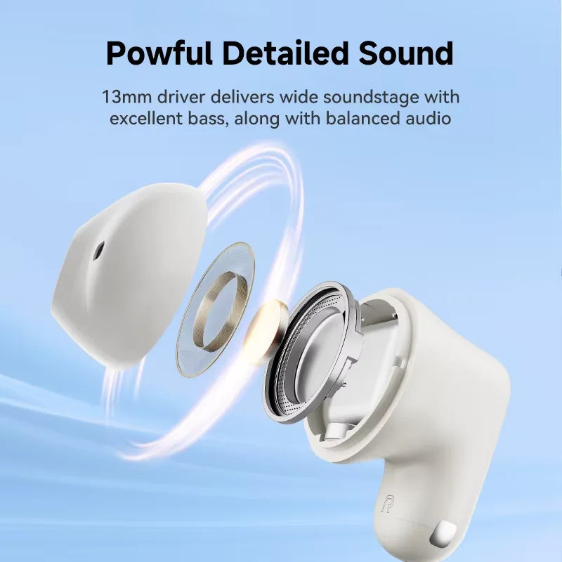 Original Edifier X1 Lite TWS Bluetooth Earphone Wireless Headphones Bluetooth 5.4 Lightweight Design Call Noise Cancellation Waterproof