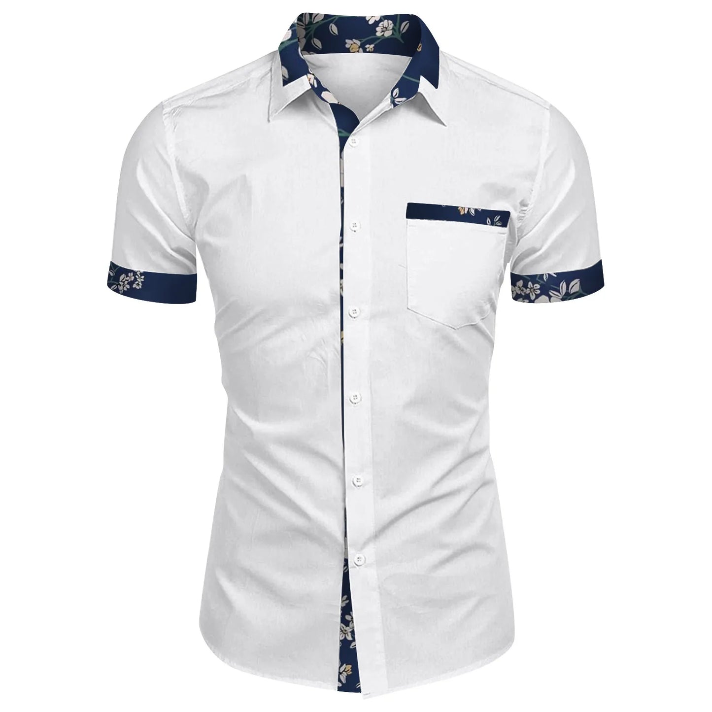Hawaiian Casual Print Short Sleeve