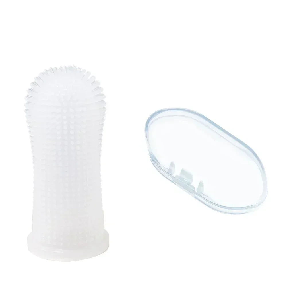 3/1pcs pet finger toothbrush
