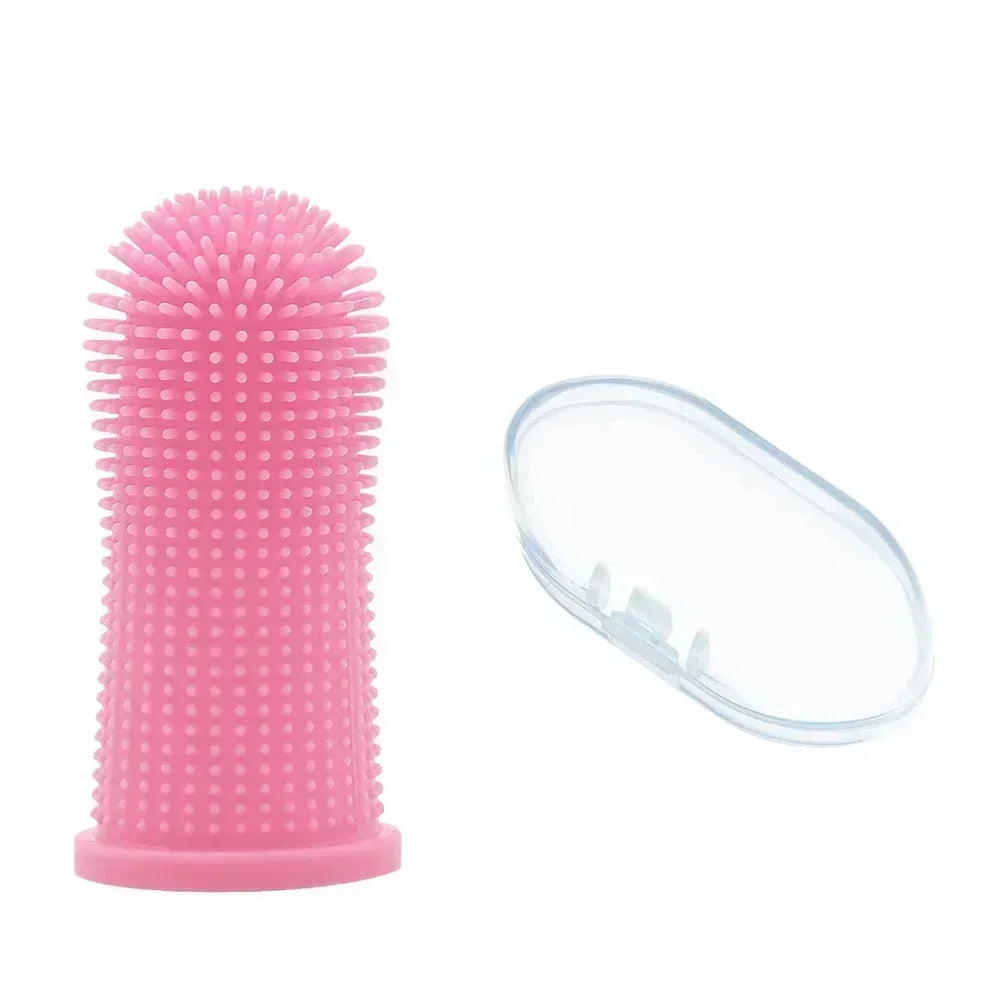 3/1pcs pet finger toothbrush