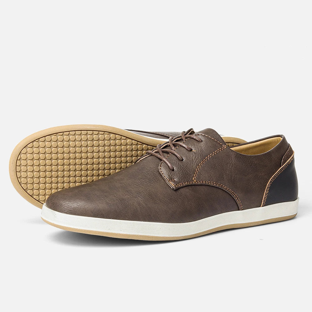 7-13 leathe casual shoes