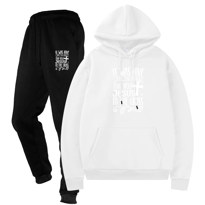 Two Piece Sets Sports Suits Hoodies + Pants