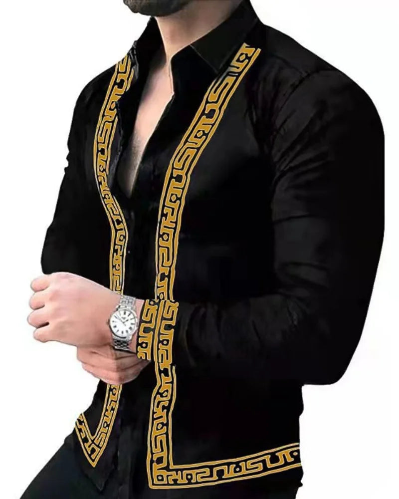 Cross-Border hot street  printed Shirt