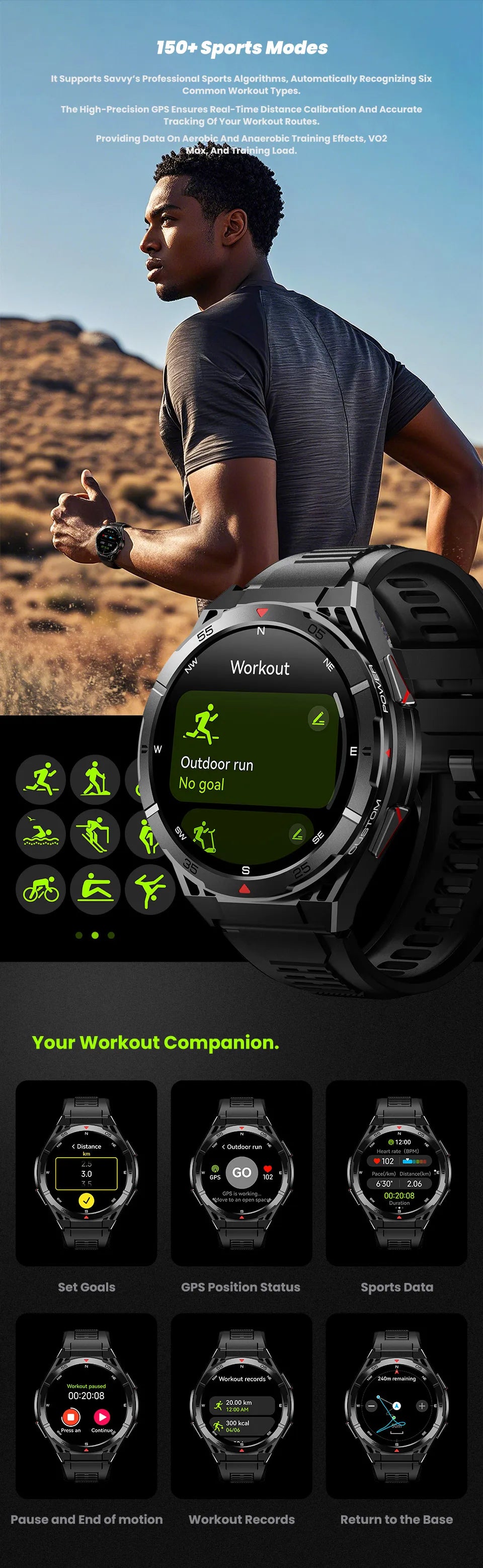 Original 10ATM Ultra GPS Smart Watche