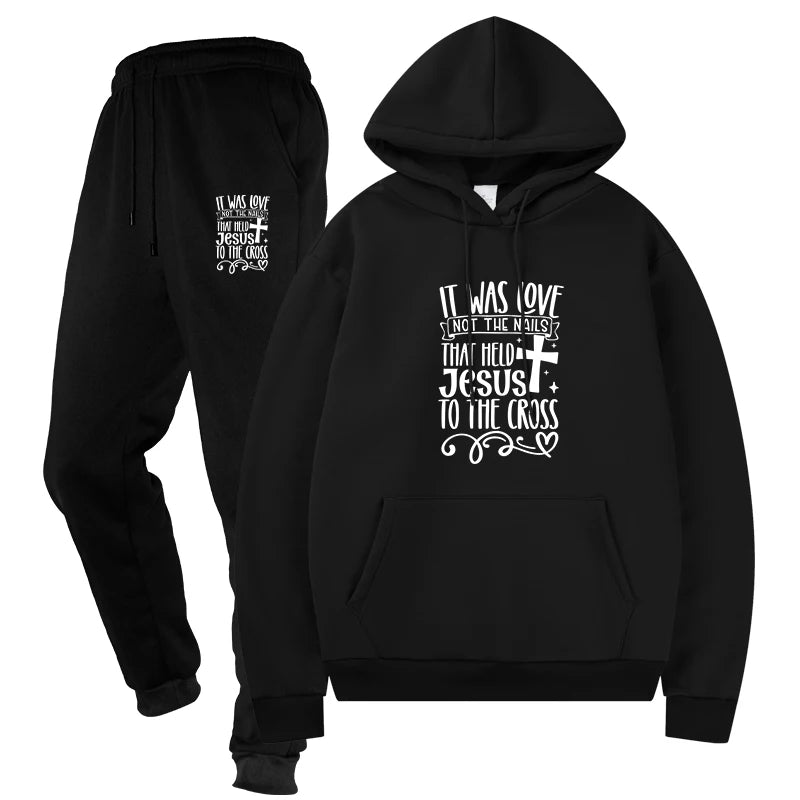 Two Piece Sets Sports Suits Hoodies + Pants