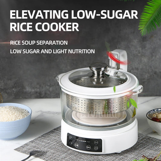 3L Rice Cooker Sugar Controlled Multi Cooker Household Intelligent Health Pot