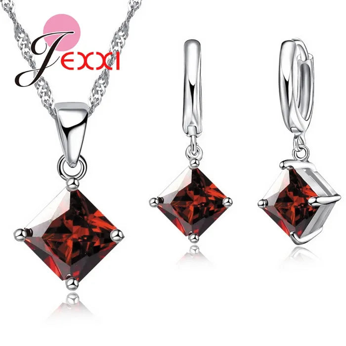 Jexxi Pendant Necklace  & Earrings