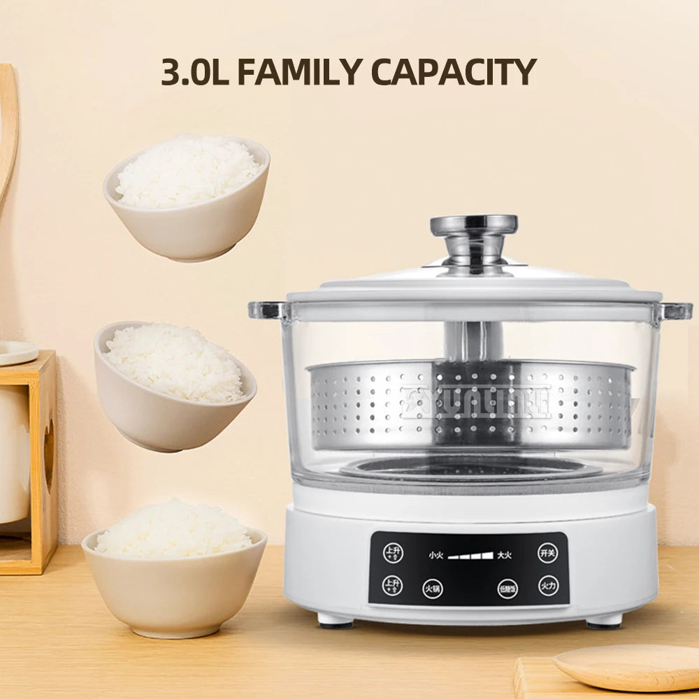 3L Rice Cooker Sugar Controlled Multi Cooker Household Intelligent Health Pot