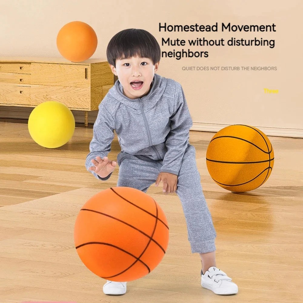Silent Basketball Bouncing Mute/ Silent Foam Basketball  for kids