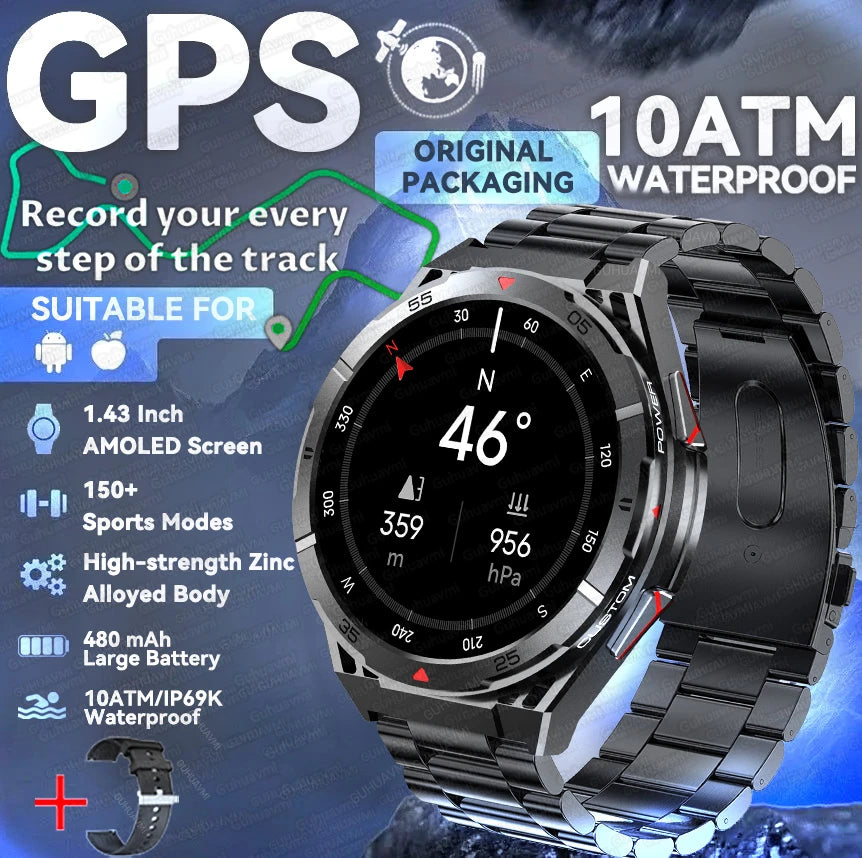 Original 10ATM Ultra GPS Smart Watche
