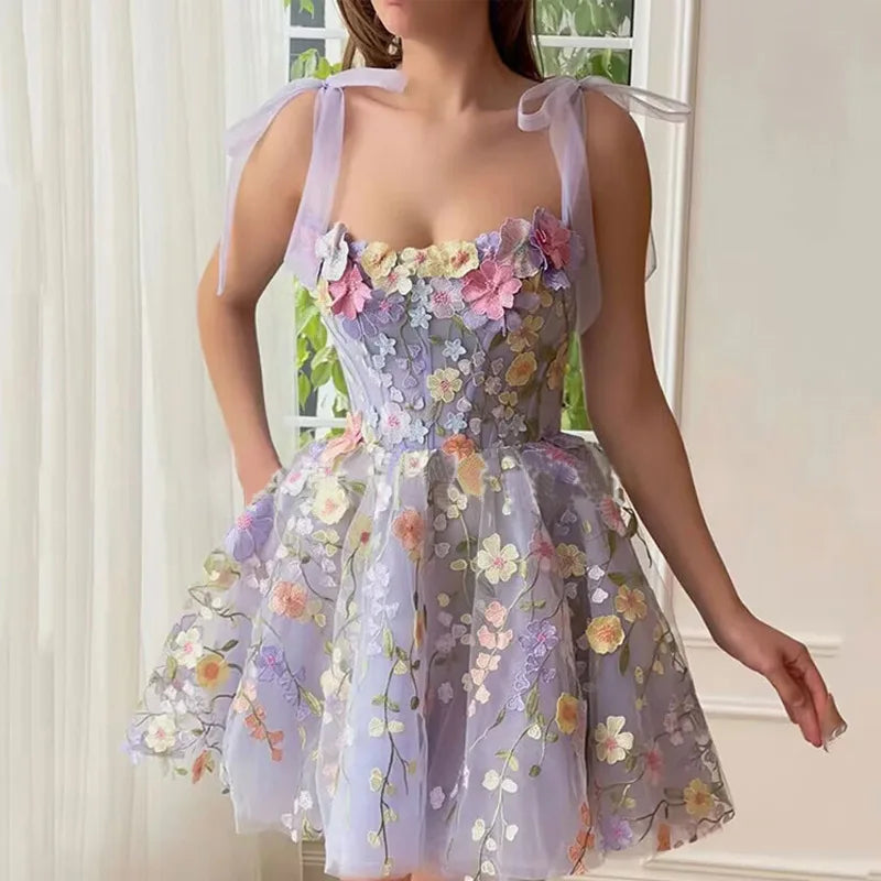 Rossa Ferrero three dimensional sexy suspender Dress