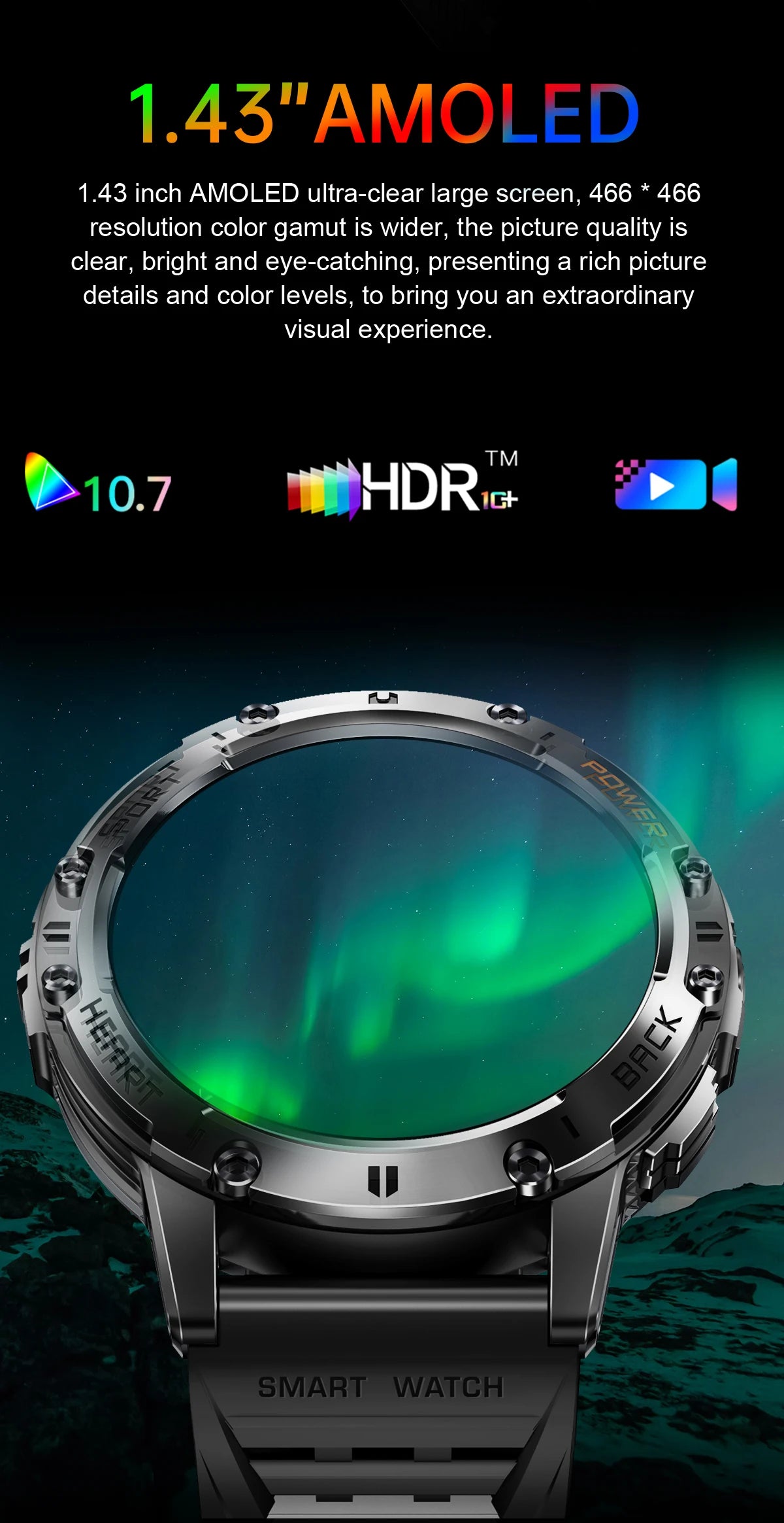 Dacro amoled Smart Watch