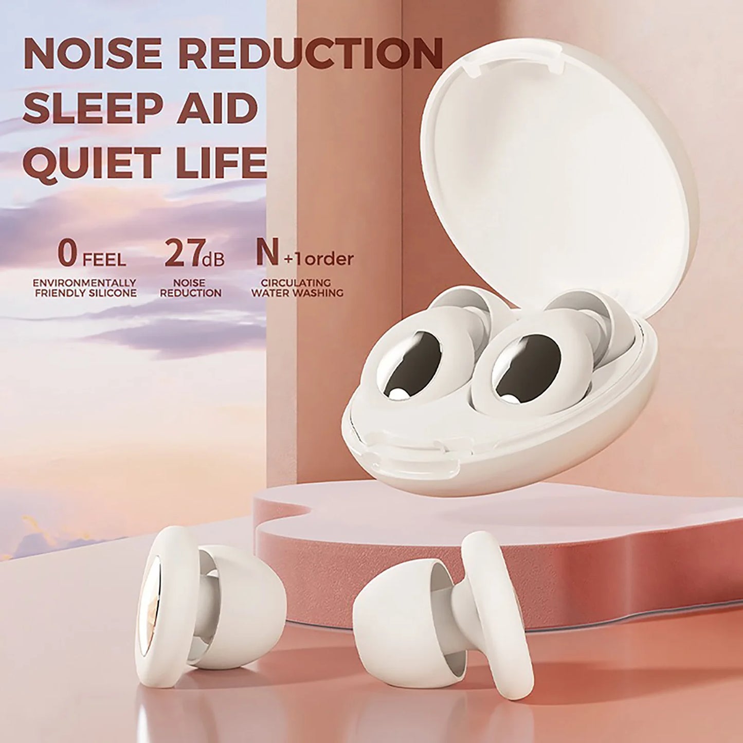 Super Soft Reusable Earplugs – Noise-Reducing Hearing Protection for Sleep, Travel, Work & Concerts