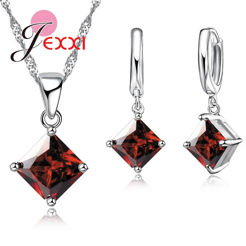 Jexxi Pendant Necklace  & Earrings