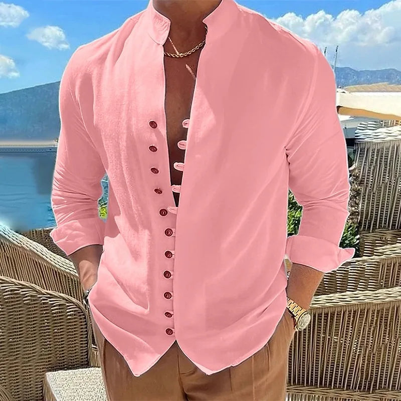 Casual Social Shirt Long Sleeve Dress Shirt