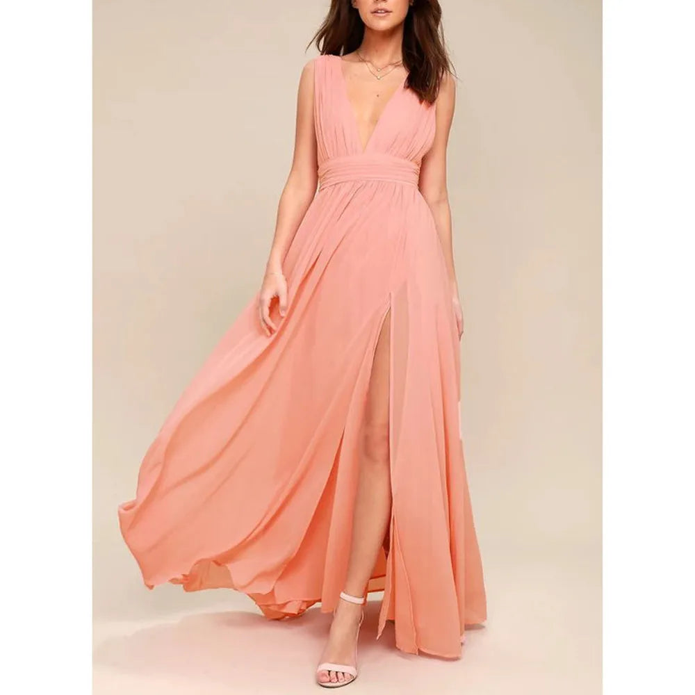 Georgeo Vestidos Summer Sexy Maxi Dress
