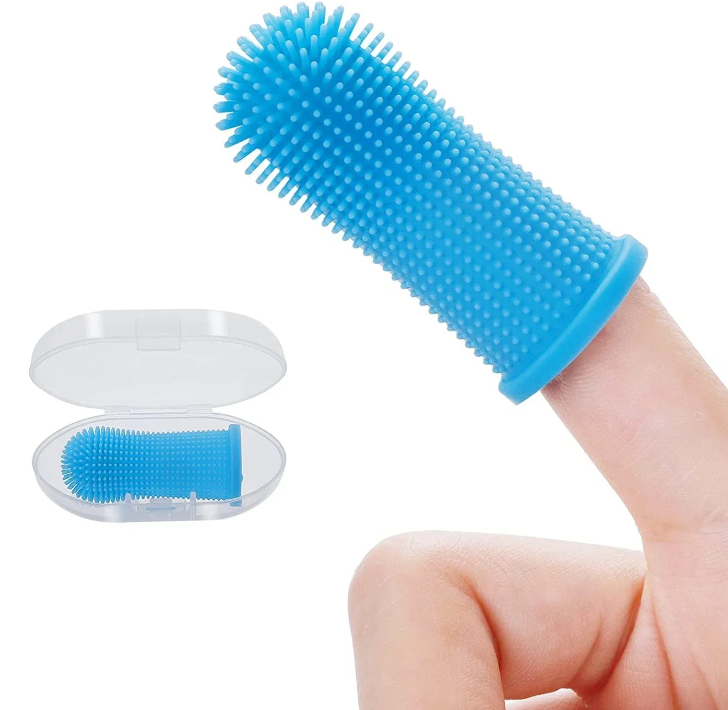 3/1pcs pet finger toothbrush
