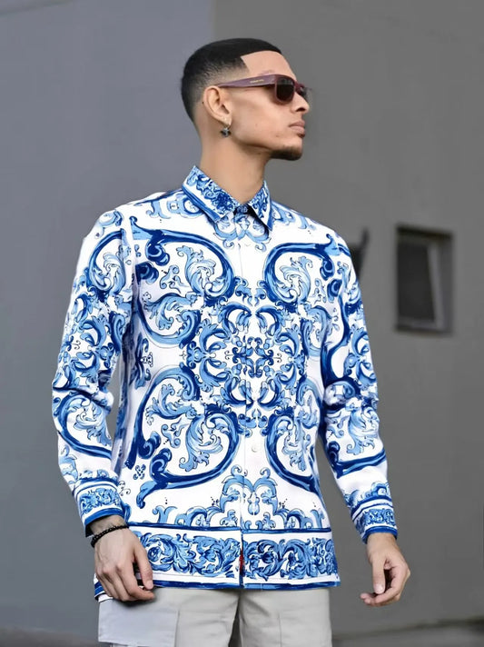 Men&nbsp; Popular European Design Party Style Shirt