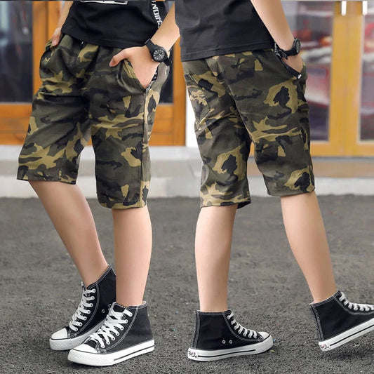 Navarro Kids Camouflage Army Shorts