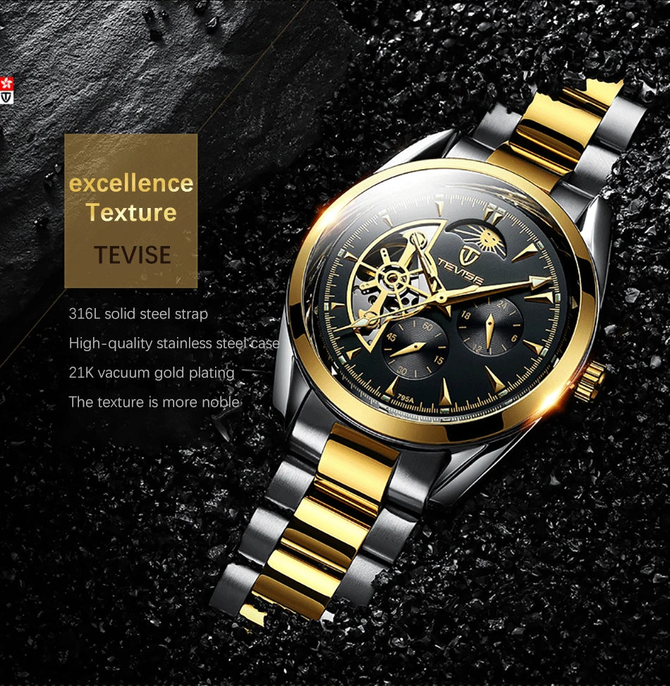 Relogio Masculino Tevise Automatic