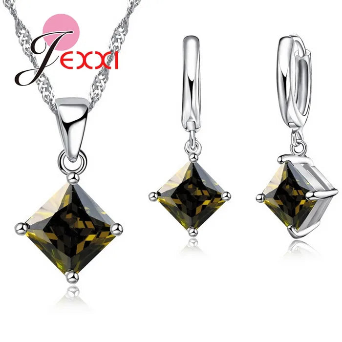 Jexxi Pendant Necklace  & Earrings