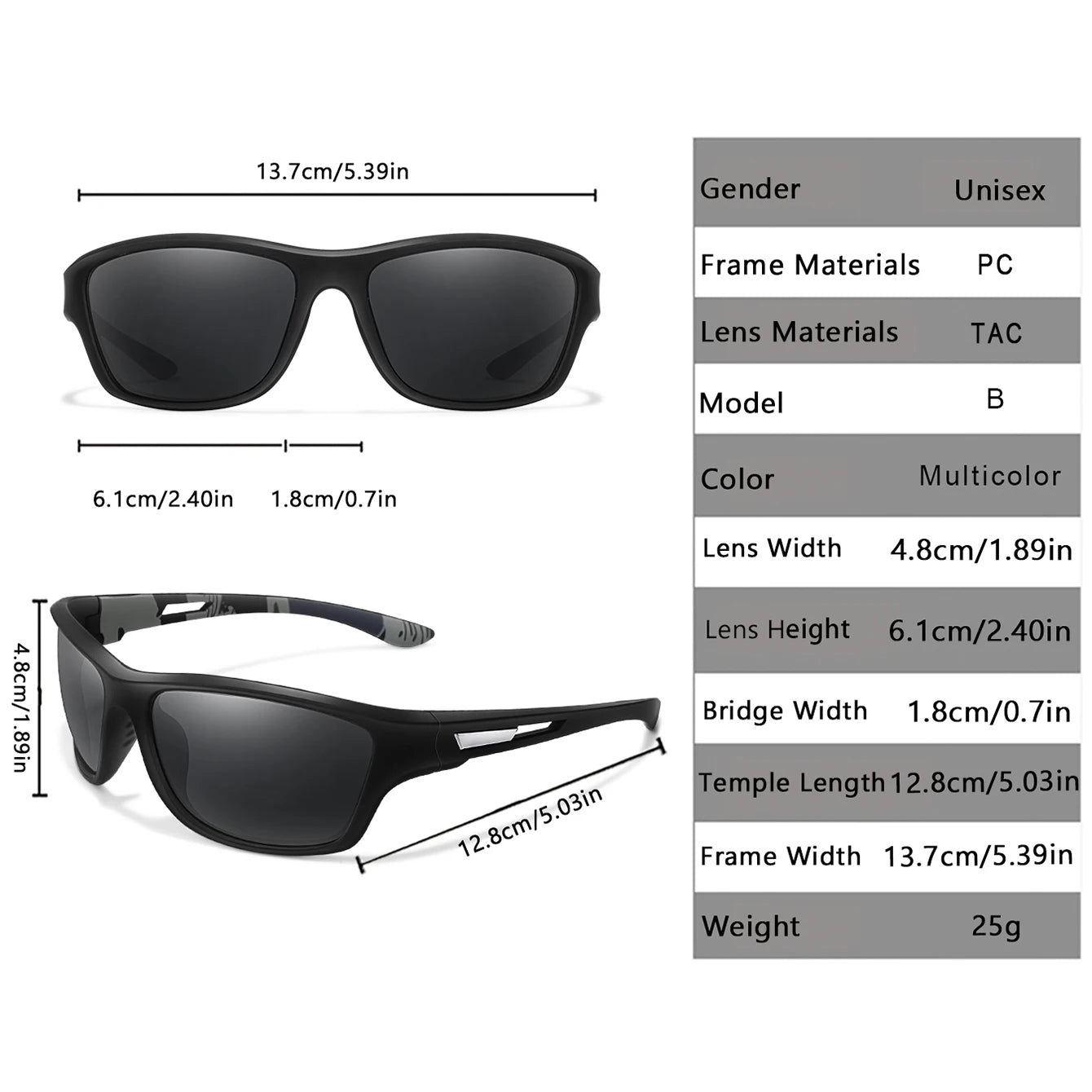 Unisex Polarized  Anti-glare UV400