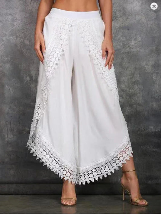 Eurgo Felani  Long Pant Lace Beach Light Trousers