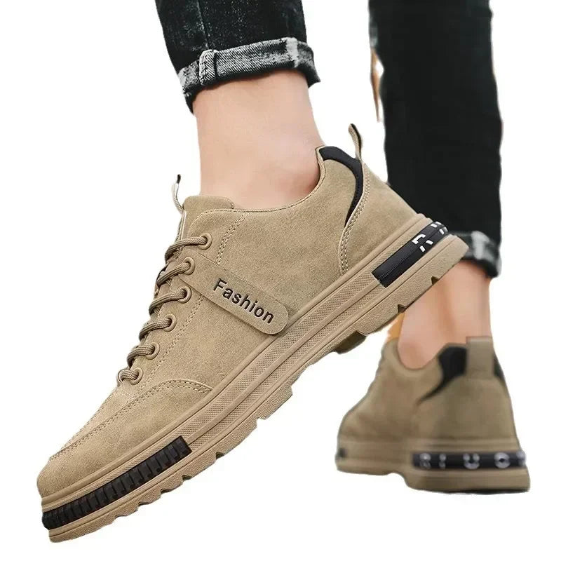 Men's shoes  new spring and autumn season breathable versatile casual trendy shoes men's work lightweight sports board shoes