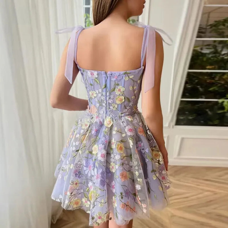 Rossa Ferrero three dimensional sexy suspender Dress