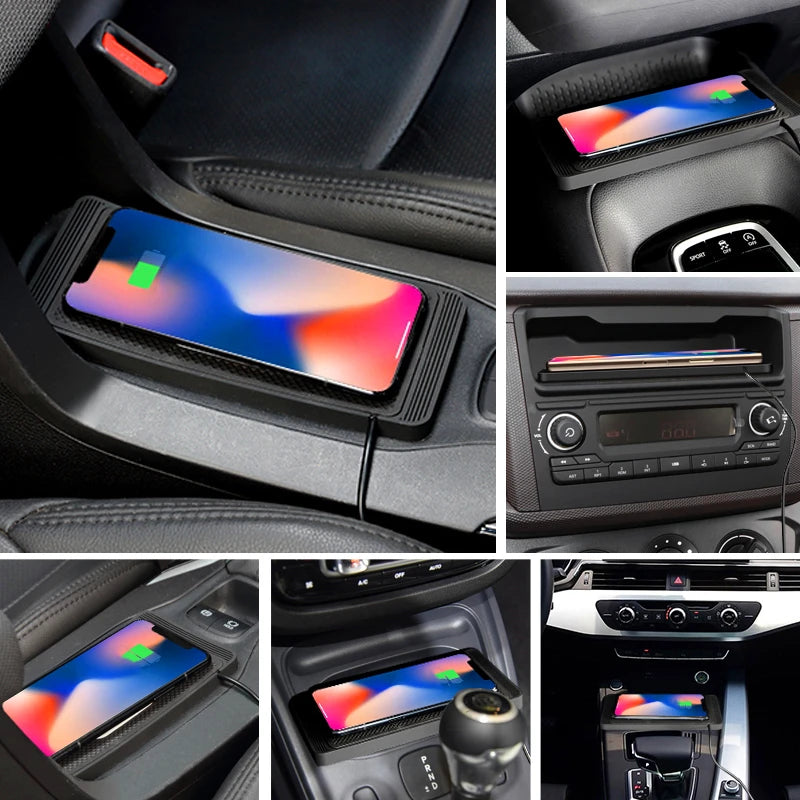 15w Non Slip  Car Charger Charging Pad For Android For IPhone 11/12/13/14