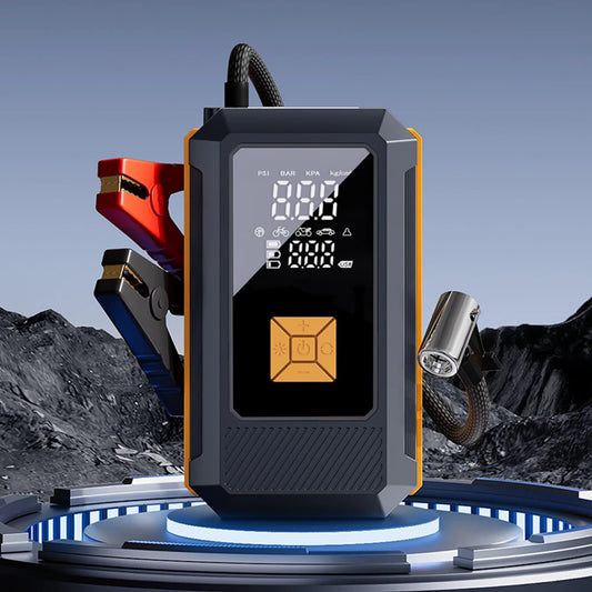 Air Compressor with Jump Starter