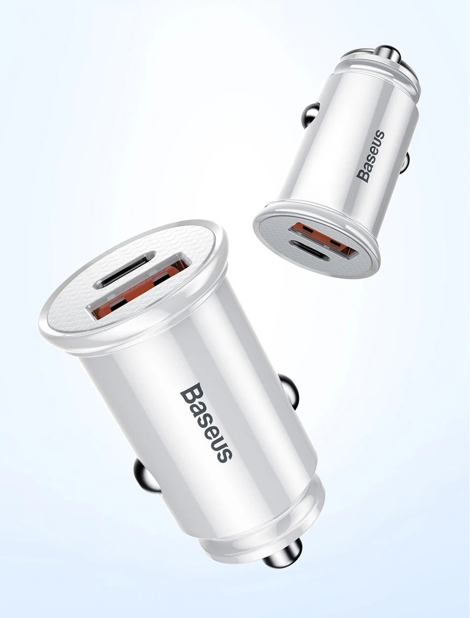 Fast Car Type C Charger For iPhone and Android Mobile Phone