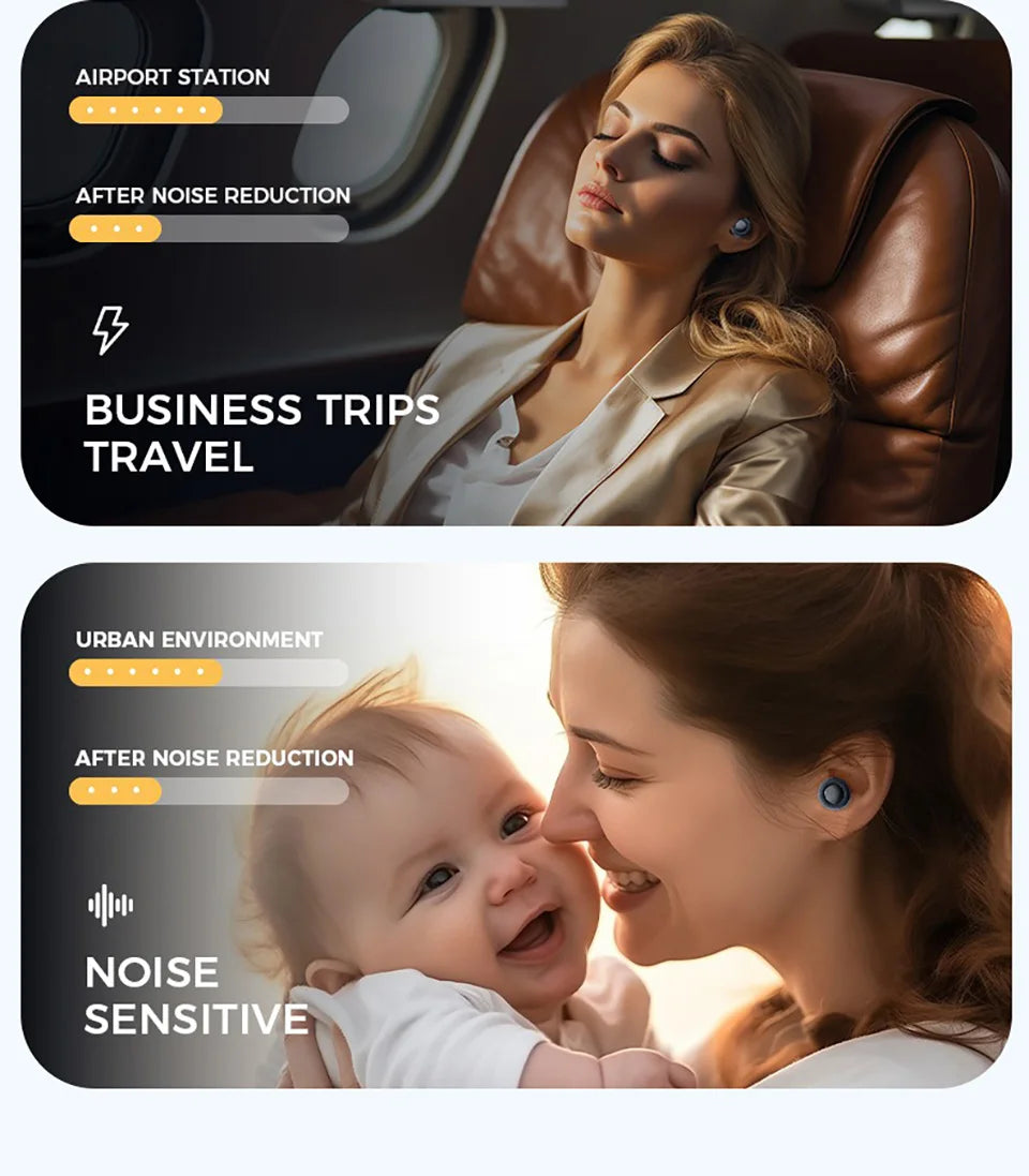 Super Soft Reusable Earplugs – Noise-Reducing Hearing Protection for Sleep, Travel, Work & Concerts