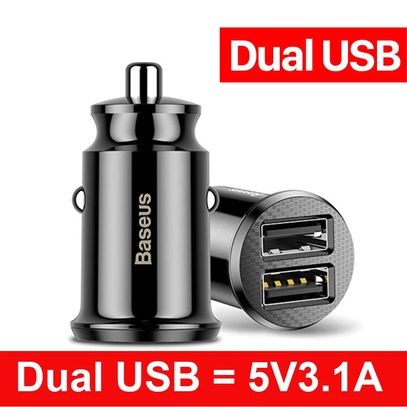 Fast Car Type C Charger For iPhone and Android Mobile Phone