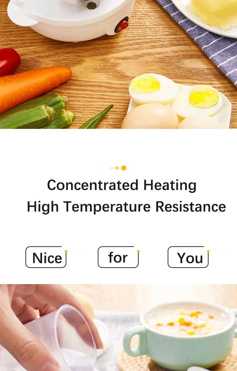 Multifunction Electric Egg Cooker – Double-Layer Egg Boiler for Eggs, Corn & Milk | Rapid Breakfast Cooking Steamer for Kitchen Appliances